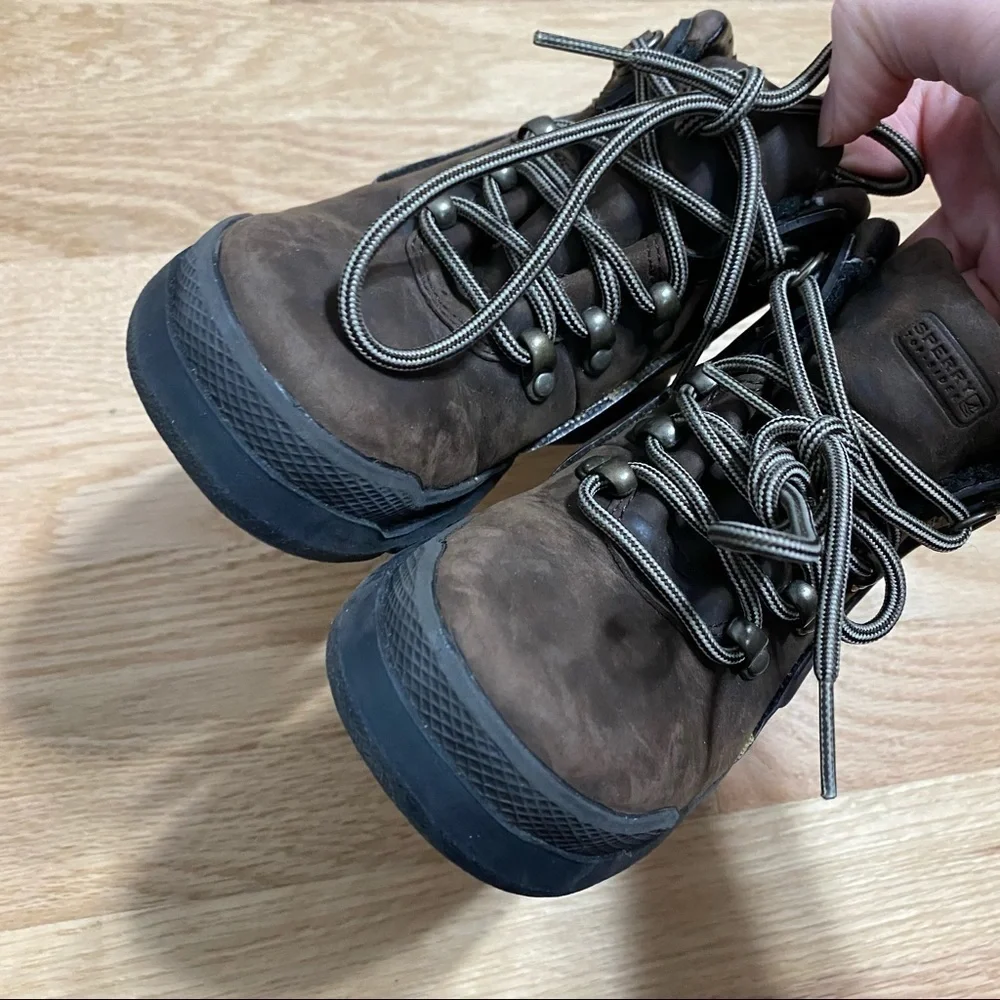 Sperry brown leather